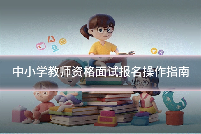中小学教师资格面试报名操作指南