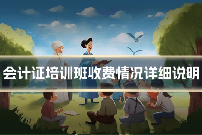 会计证培训班收费情况详细说明
