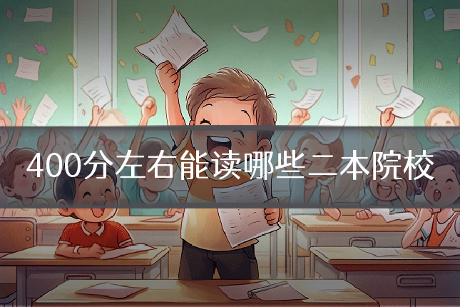400分左右能读哪些二本院校