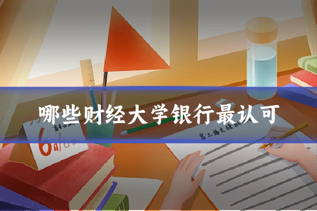 哪些财经大学银行最认可