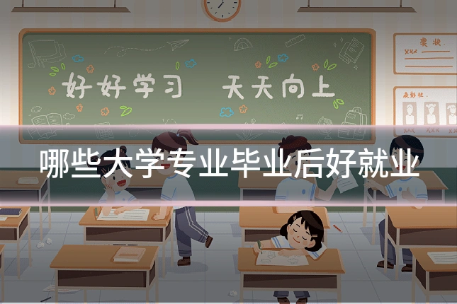 哪些大学专业毕业后好就业