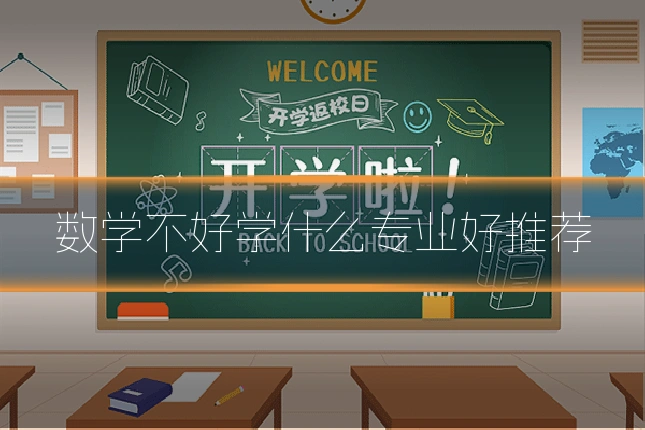 数学不好学什么专业好推荐