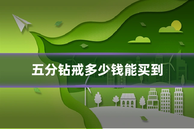五分钻戒多少钱能买到
