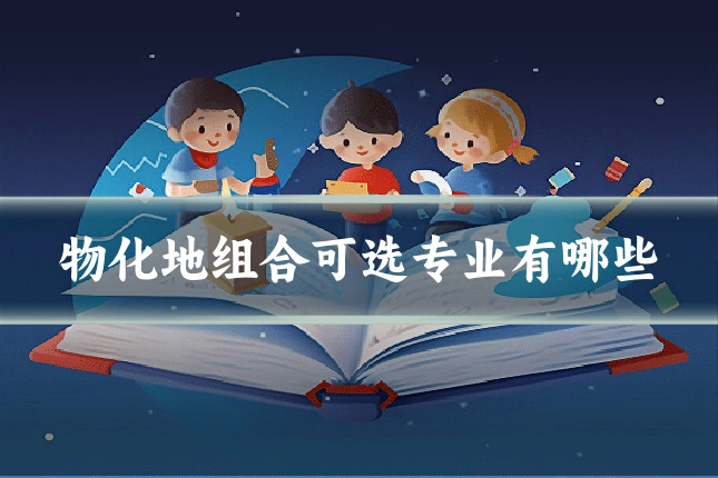 物化地组合可选专业有哪些