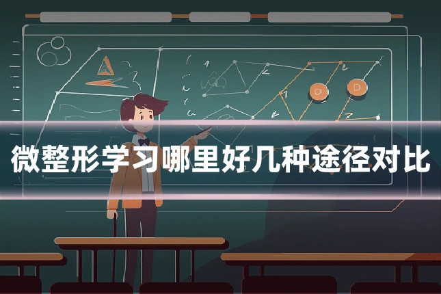 微整形学习哪里好几种途径对比