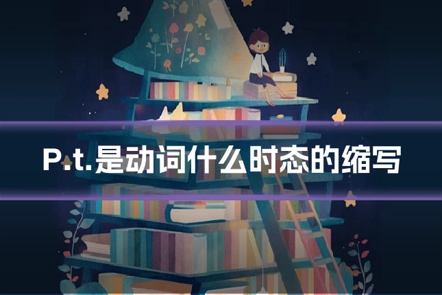 P.t.是动词什么时态的缩写