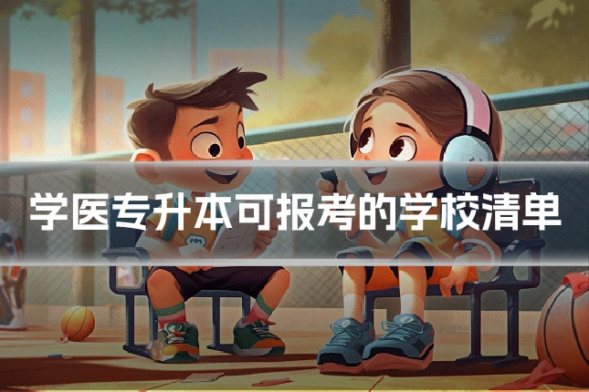 学医专升本可报考的学校清单