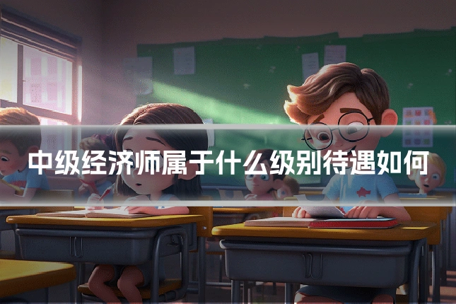 中级经济师属于什么级别待遇如何
