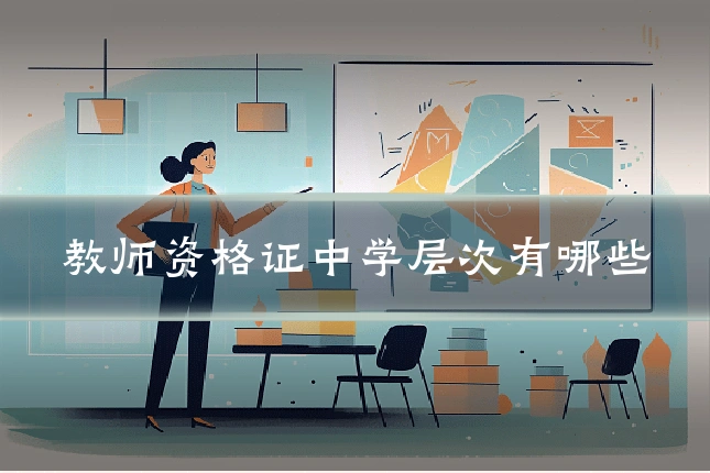 教师资格证中学层次有哪些