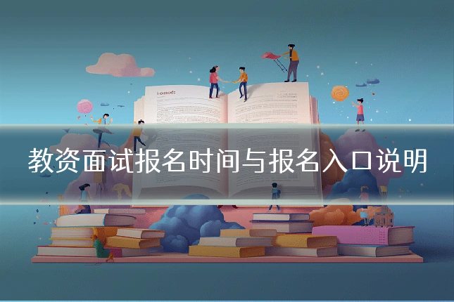 教资面试报名时间与报名入口说明