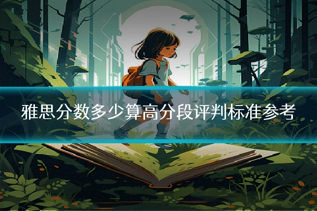 雅思分数多少算高分段评判标准参考