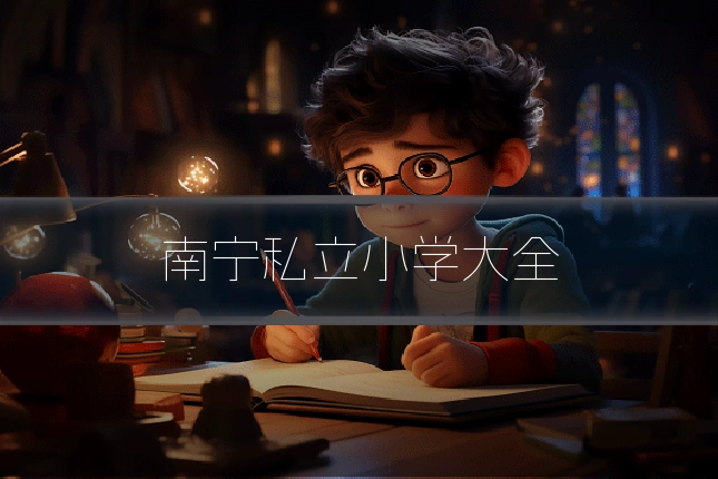 南宁私立小学大全