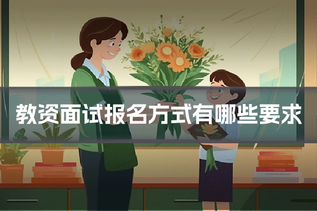 教资面试报名方式有哪些要求