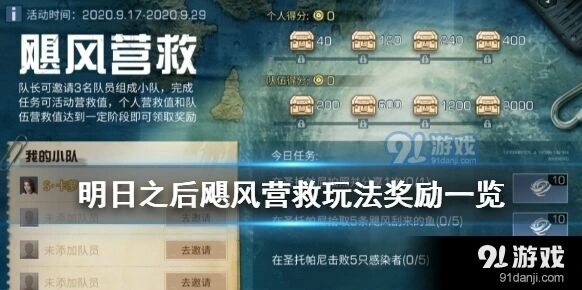 明日之后飓风救援活动完全攻略