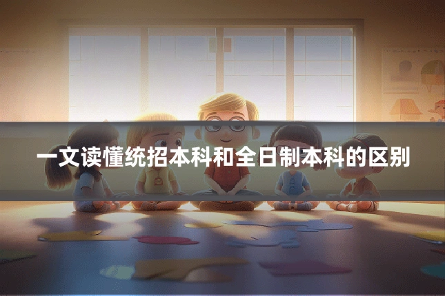 一文读懂统招本科和全日制本科的区别