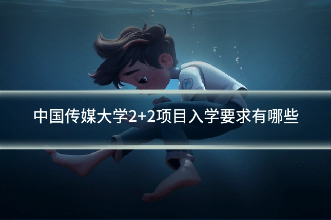 中国传媒大学2+2项目入学要求有哪些