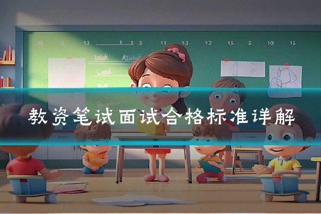 教资笔试面试合格标准详解