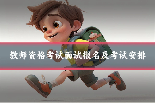 教师资格考试面试报名及考试安排