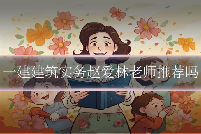 一建建筑实务赵爱林老师推荐吗
