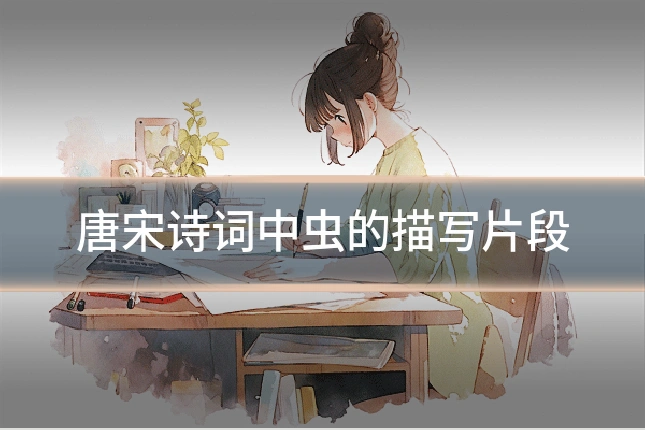 唐宋诗词中虫的描写片段