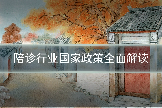 陪诊行业国家政策全面解读