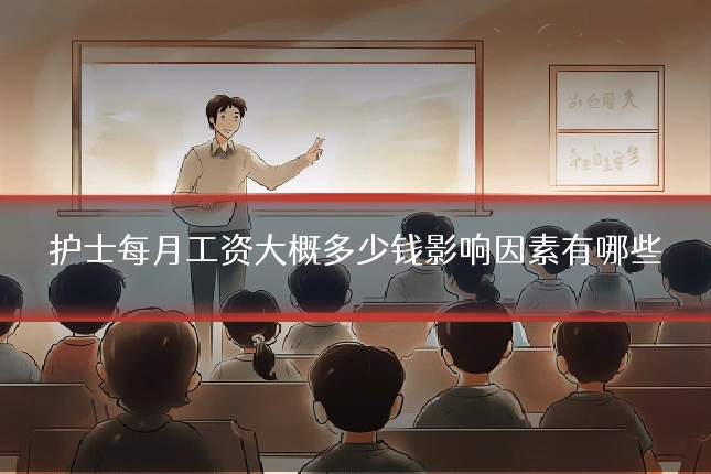 护士每月工资大概多少钱影响因素有哪些