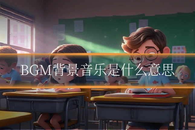 BGM背景音乐是什么意思