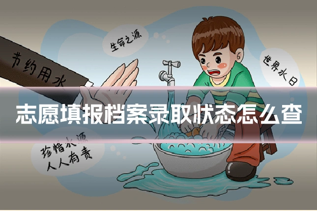 志愿填报档案录取状态怎么查
