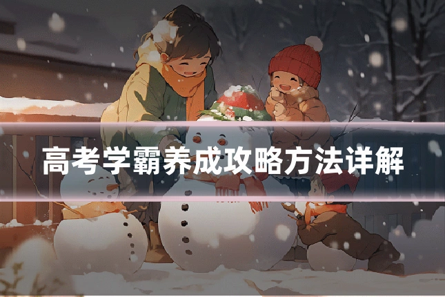 高考学霸养成攻略方法详解