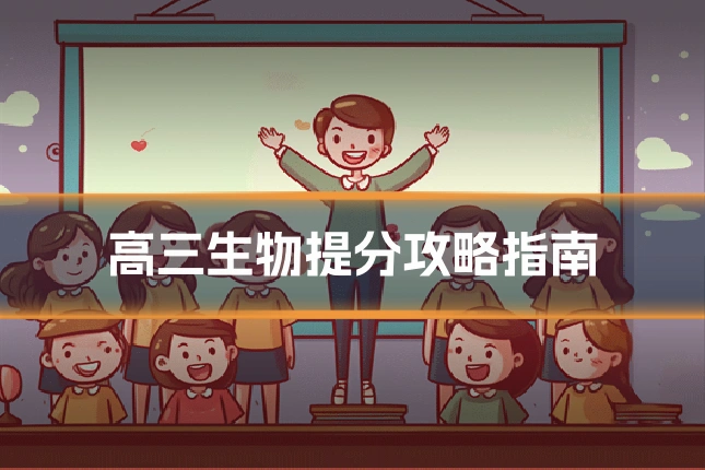 高三生物提分攻略指南