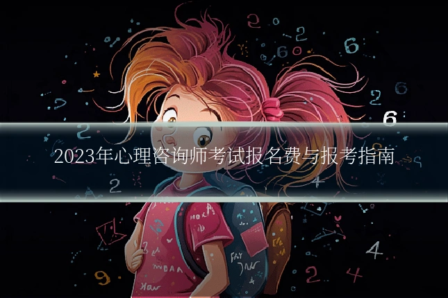 2023年心理咨询师考试报名费与报考指南