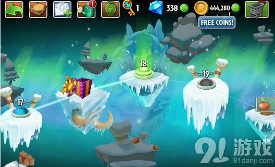 《植物大战僵尸2》冰霜洞穴第18天通关玩法攻略