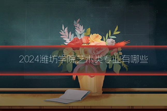 2024潍坊学院艺术类专业有哪些