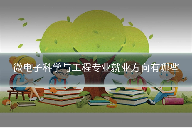 微电子科学与工程专业就业方向有哪些