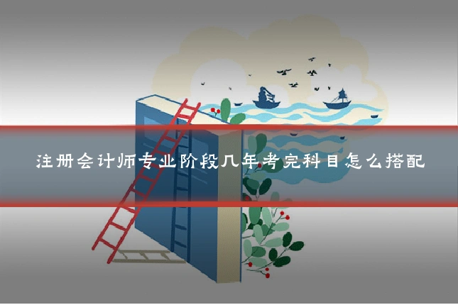 注册会计师专业阶段几年考完科目怎么搭配