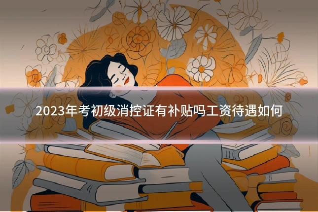 2023年考初级消控证有补贴吗工资待遇如何