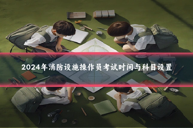 2024年消防设施操作员考试时间与科目设置