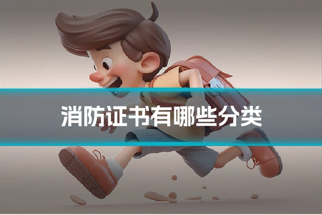消防证书有哪些分类