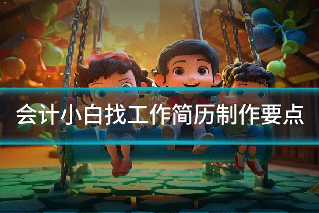 会计小白找工作简历制作要点