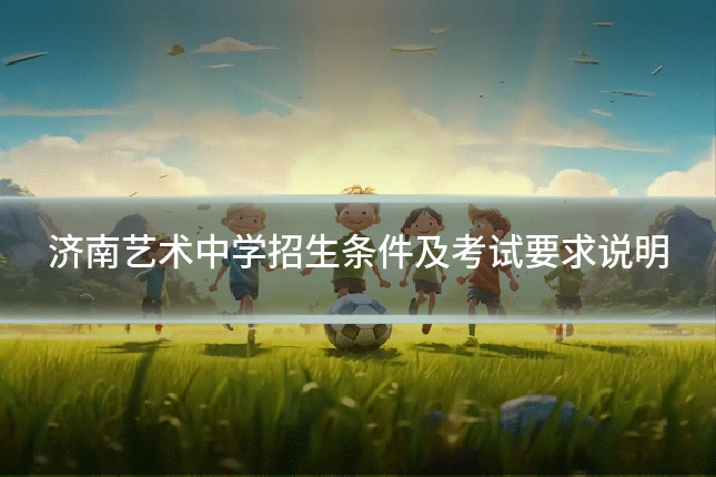 济南艺术中学招生条件及考试要求说明