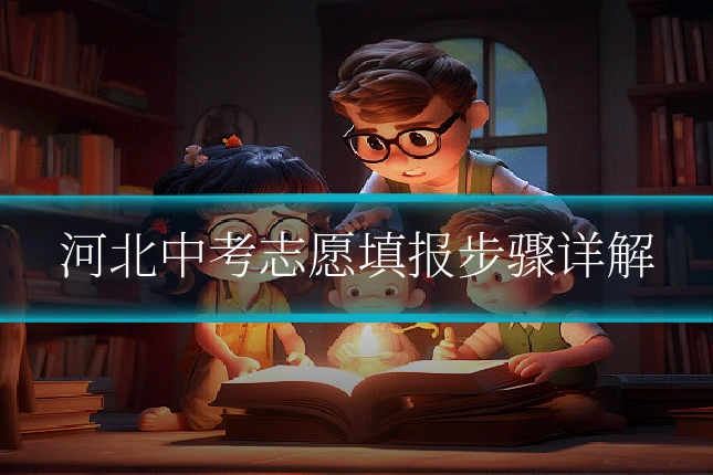 河北中考志愿填报步骤详解