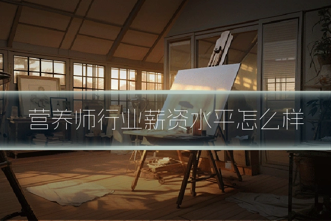营养师行业薪资水平怎么样