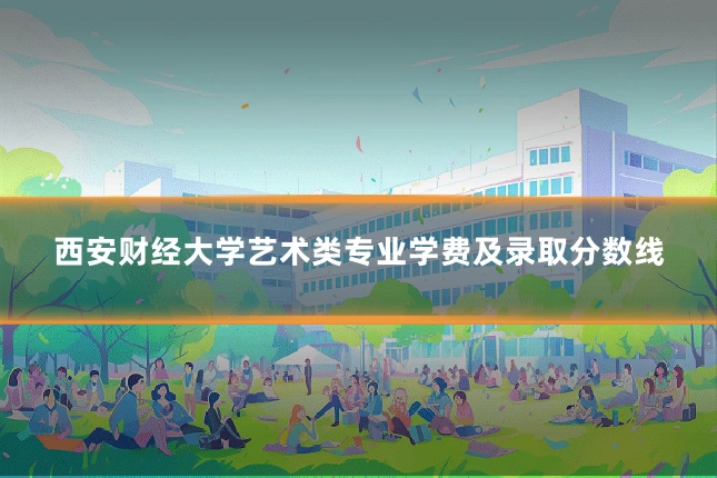 西安财经大学艺术类专业学费及录取分数线