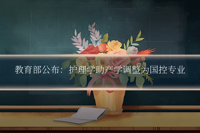 教育部公布：护理学助产学调整为国控专业
