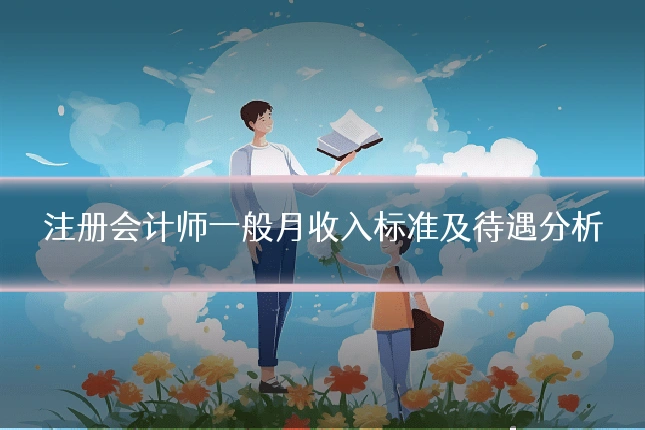 注册会计师一般月收入标准及待遇分析