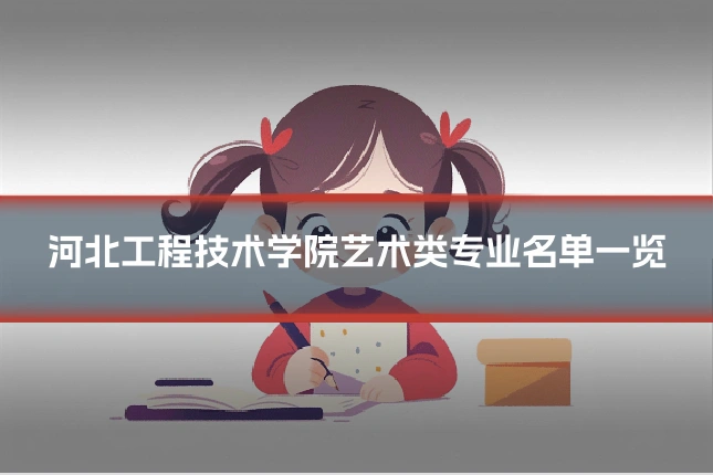 河北工程技术学院艺术类专业名单一览