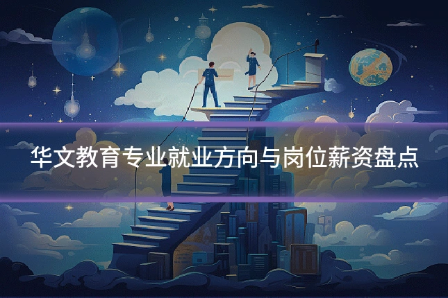 华文教育专业就业方向与岗位薪资盘点
