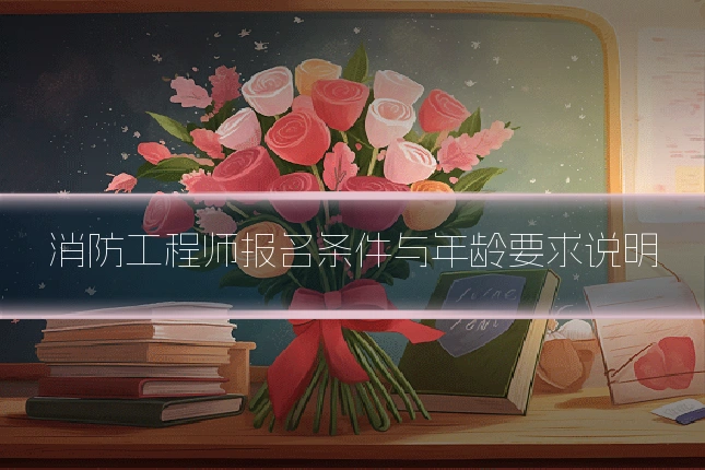 消防工程师报名条件与年龄要求说明