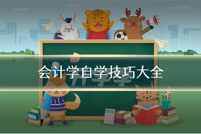 会计学自学技巧大全