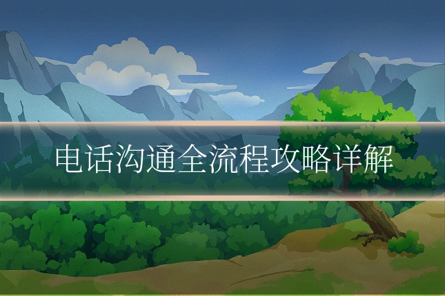 电话沟通全流程攻略详解
